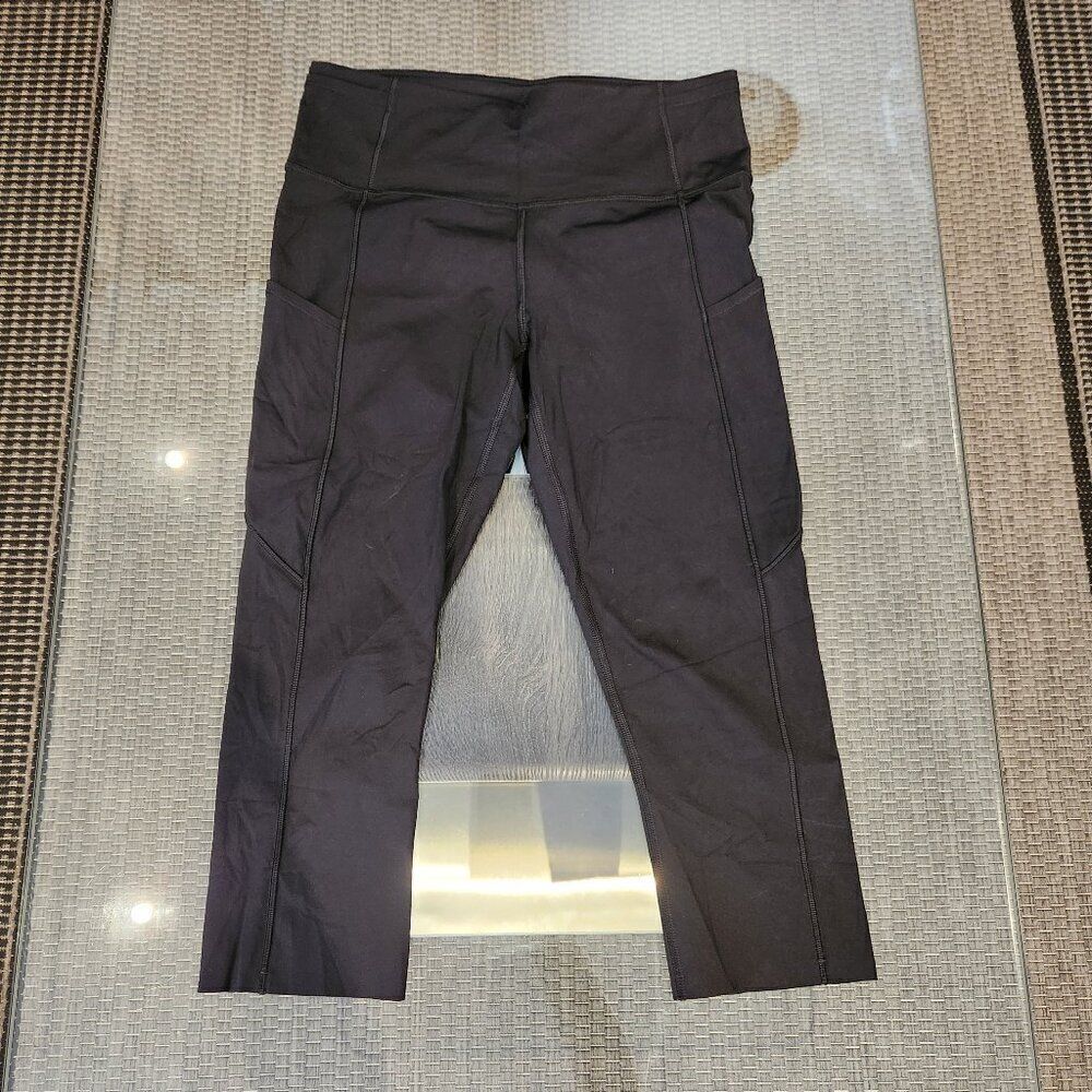 Lululemon Fast and Free Crop II 19" *Non-Reflective